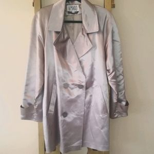 Satin Trench Coat